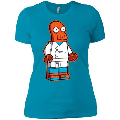 T-Shirts Turquoise / X-Small Zoidbrick Women's Premium T-Shirt