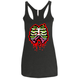 T-Shirts Vintage Black / X-Small Zombie Guts Women's Triblend Racerback Tank
