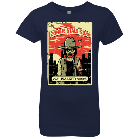 T-Shirts Midnight Navy / YXS Zombie Stale Kids Girls Premium T-Shirt
