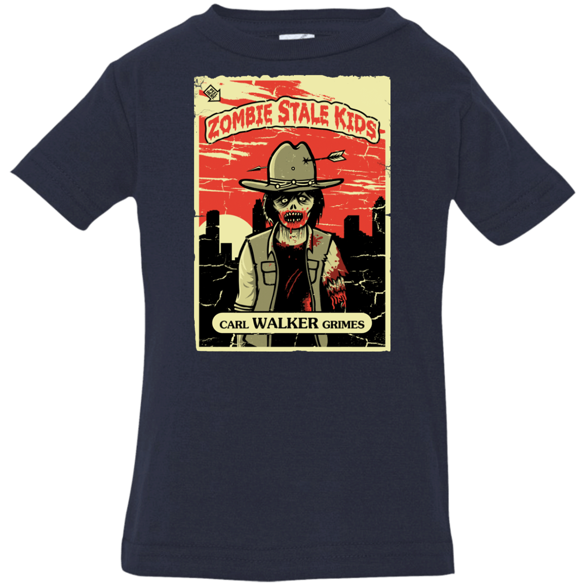T-Shirts Navy / 6 Months Zombie Stale Kids Infant Premium T-Shirt