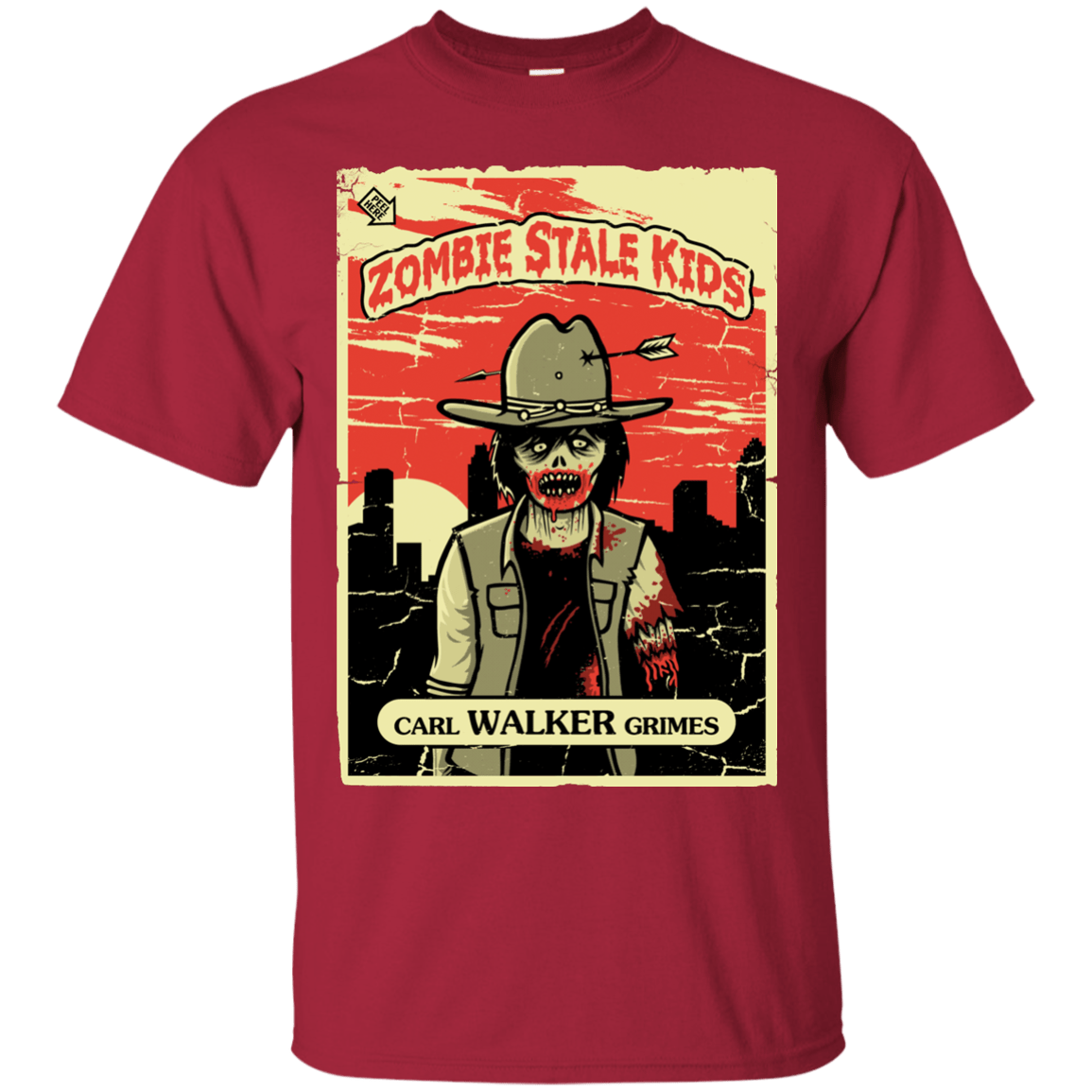 T-Shirts Cardinal / Small Zombie Stale Kids T-Shirt