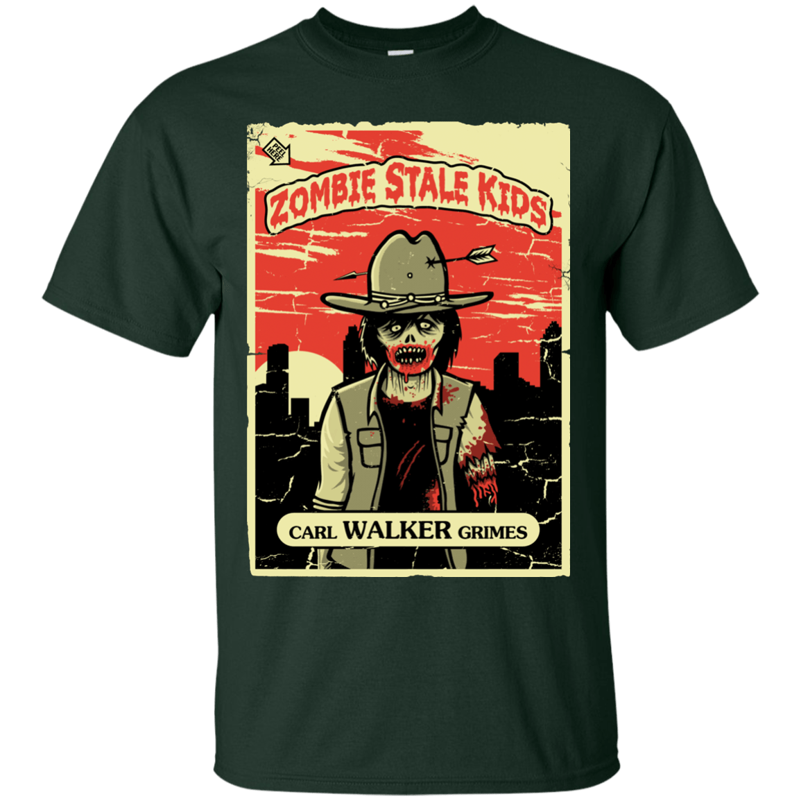 T-Shirts Forest Green / Small Zombie Stale Kids T-Shirt