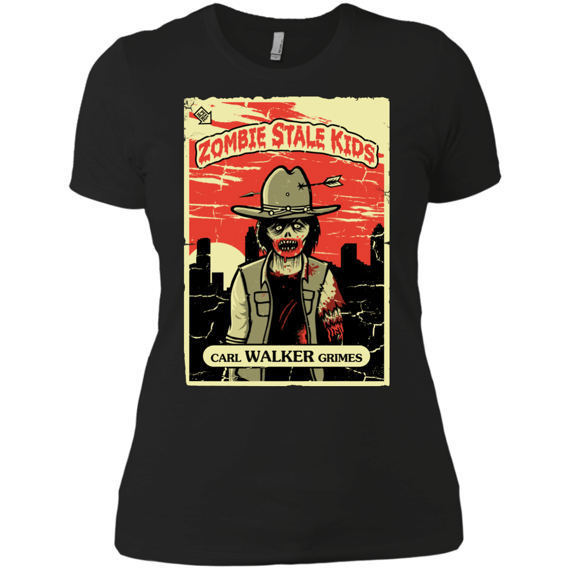 T-Shirts Black / X-Small Zombie Stale Kids Women's Premium T-Shirt