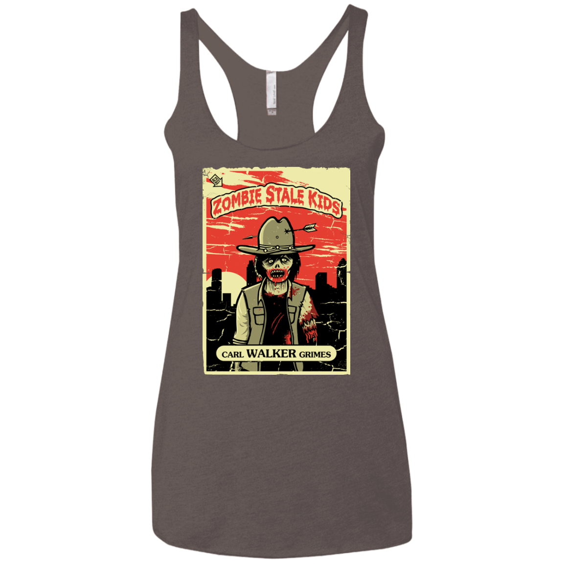 T-Shirts Macchiato / X-Small Zombie Stale Kids Women's Triblend Racerback Tank