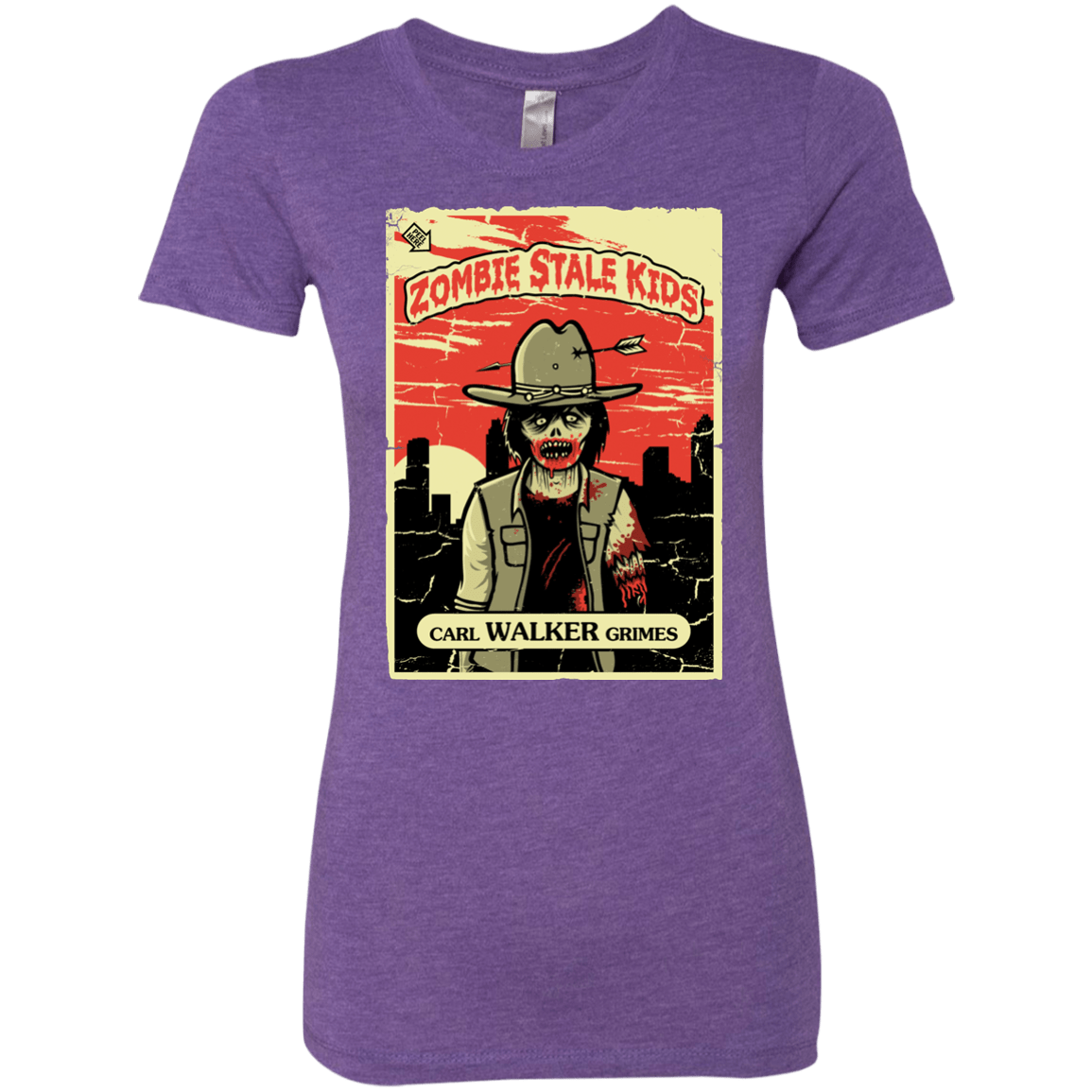 T-Shirts Purple Rush / Small Zombie Stale Kids Women's Triblend T-Shirt