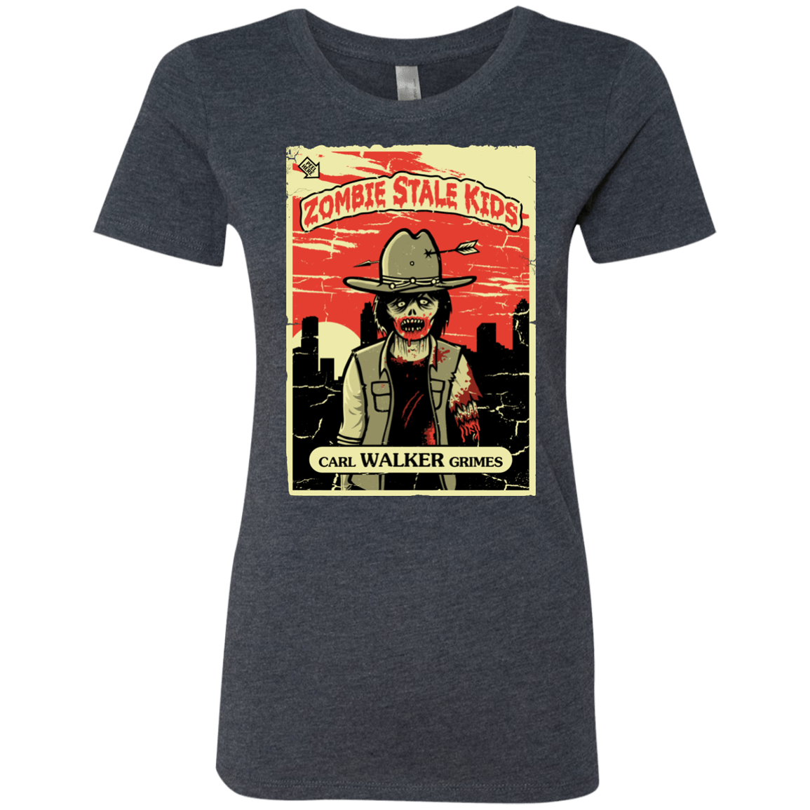 T-Shirts Vintage Navy / Small Zombie Stale Kids Women's Triblend T-Shirt