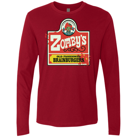 T-Shirts Cardinal / Small zombys Men's Premium Long Sleeve