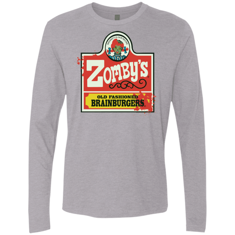 T-Shirts Heather Grey / Small zombys Men's Premium Long Sleeve