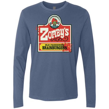 T-Shirts Indigo / Small zombys Men's Premium Long Sleeve