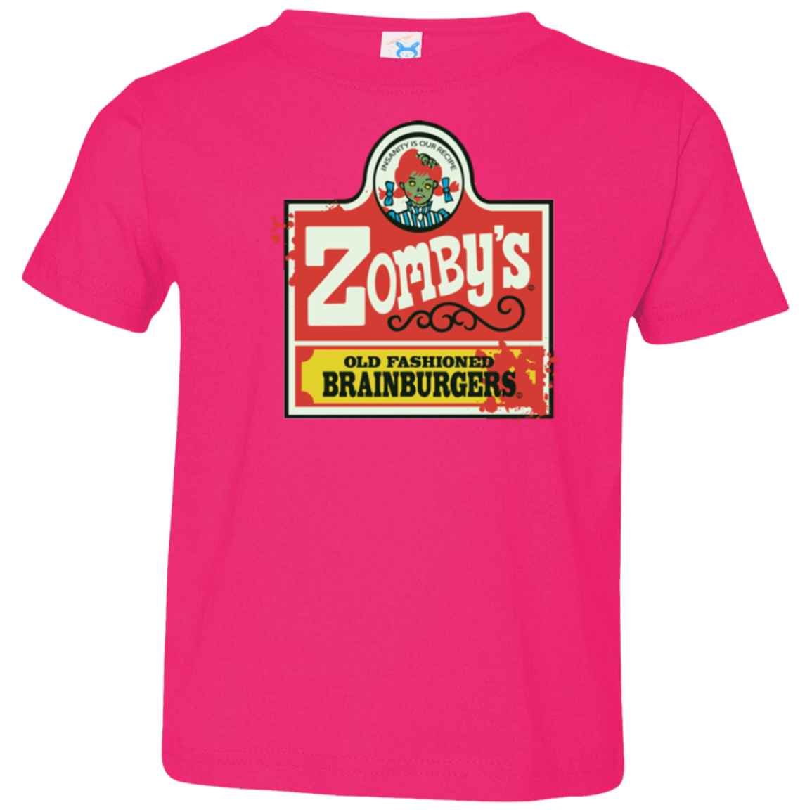 T-Shirts Hot Pink / 2T zombys Toddler Premium T-Shirt