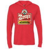 T-Shirts Vintage Red / X-Small zombys Triblend Long Sleeve Hoodie Tee
