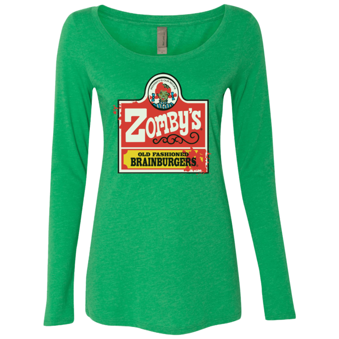 T-Shirts Envy / Small zombys Women's Triblend Long Sleeve Shirt