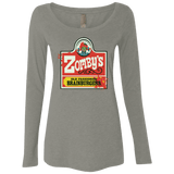 T-Shirts Venetian Grey / Small zombys Women's Triblend Long Sleeve Shirt