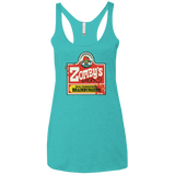 T-Shirts Tahiti Blue / X-Small zombys Women's Triblend Racerback Tank