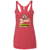 T-Shirts Vintage Red / X-Small zombys Women's Triblend Racerback Tank