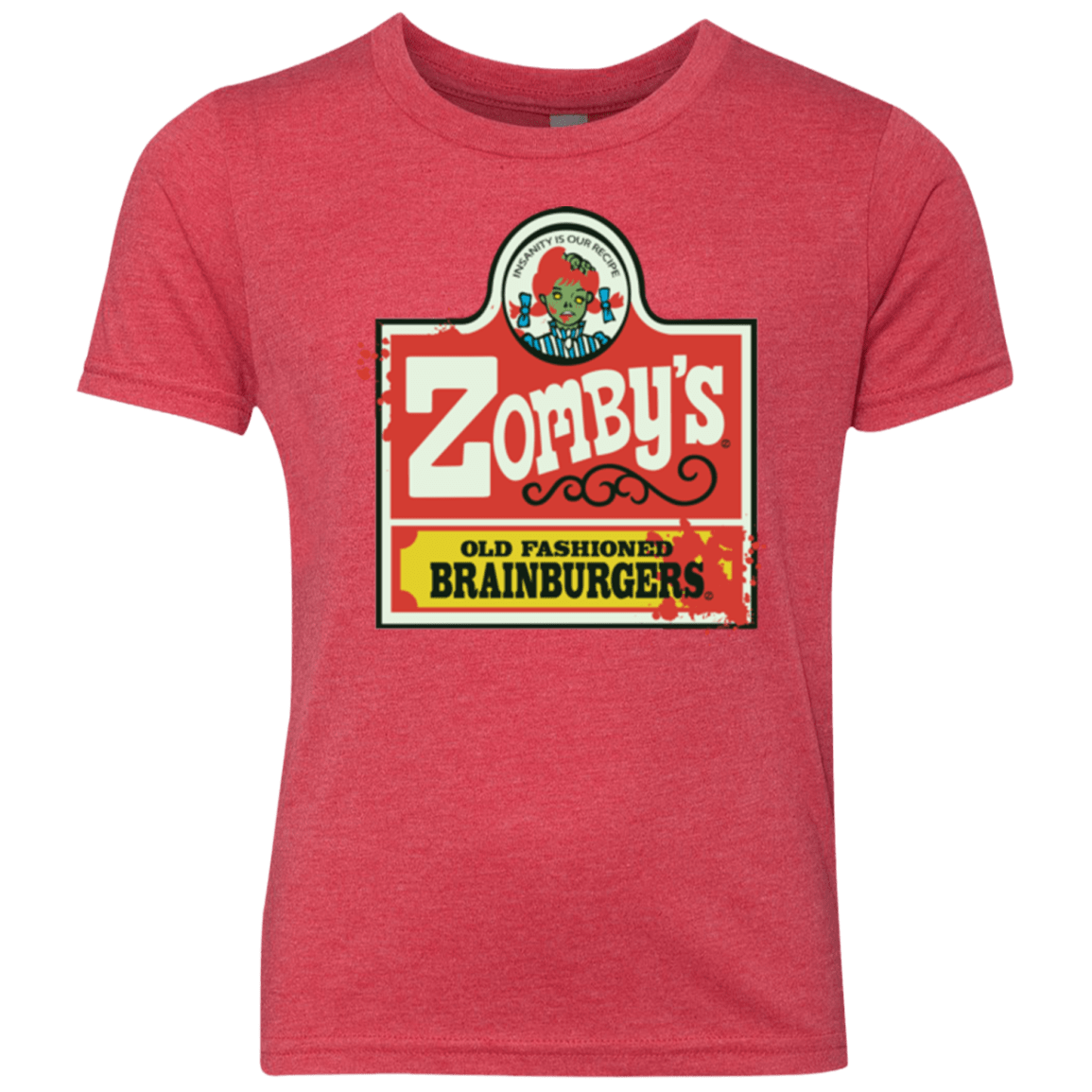 T-Shirts Vintage Red / YXS zombys Youth Triblend T-Shirt