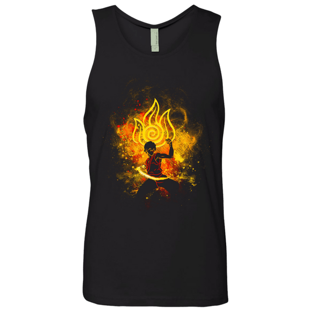 T-Shirts Black / Small Zuko Art Men's Premium Tank Top