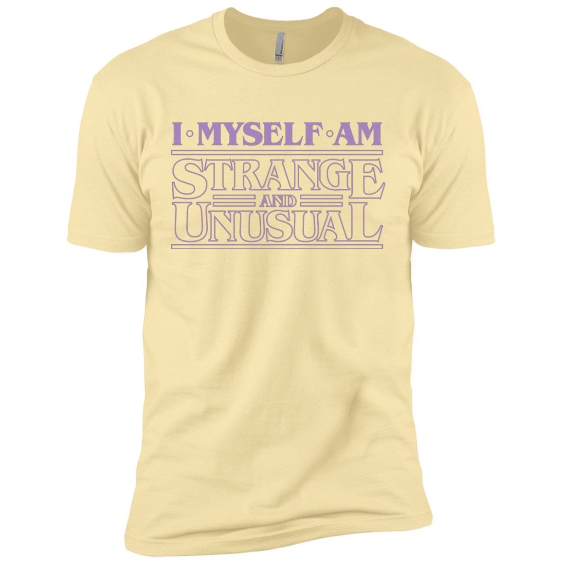 I Myself Am Strange And Unusual Men's Premium T-Shirt