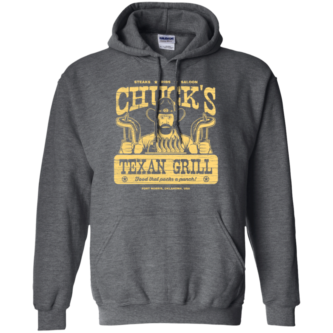 Chucks Texan Grill Pullover Hoodie