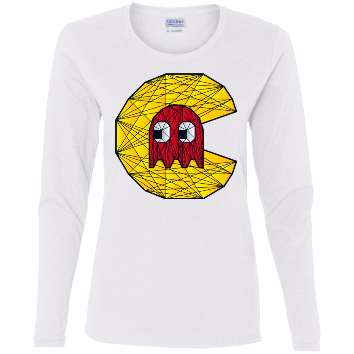 Poly Pac Man Women's Long Sleeve T-Shirt