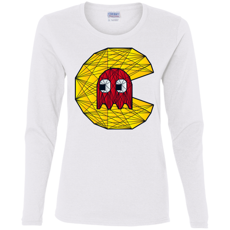 Poly Pac Man Women's Long Sleeve T-Shirt