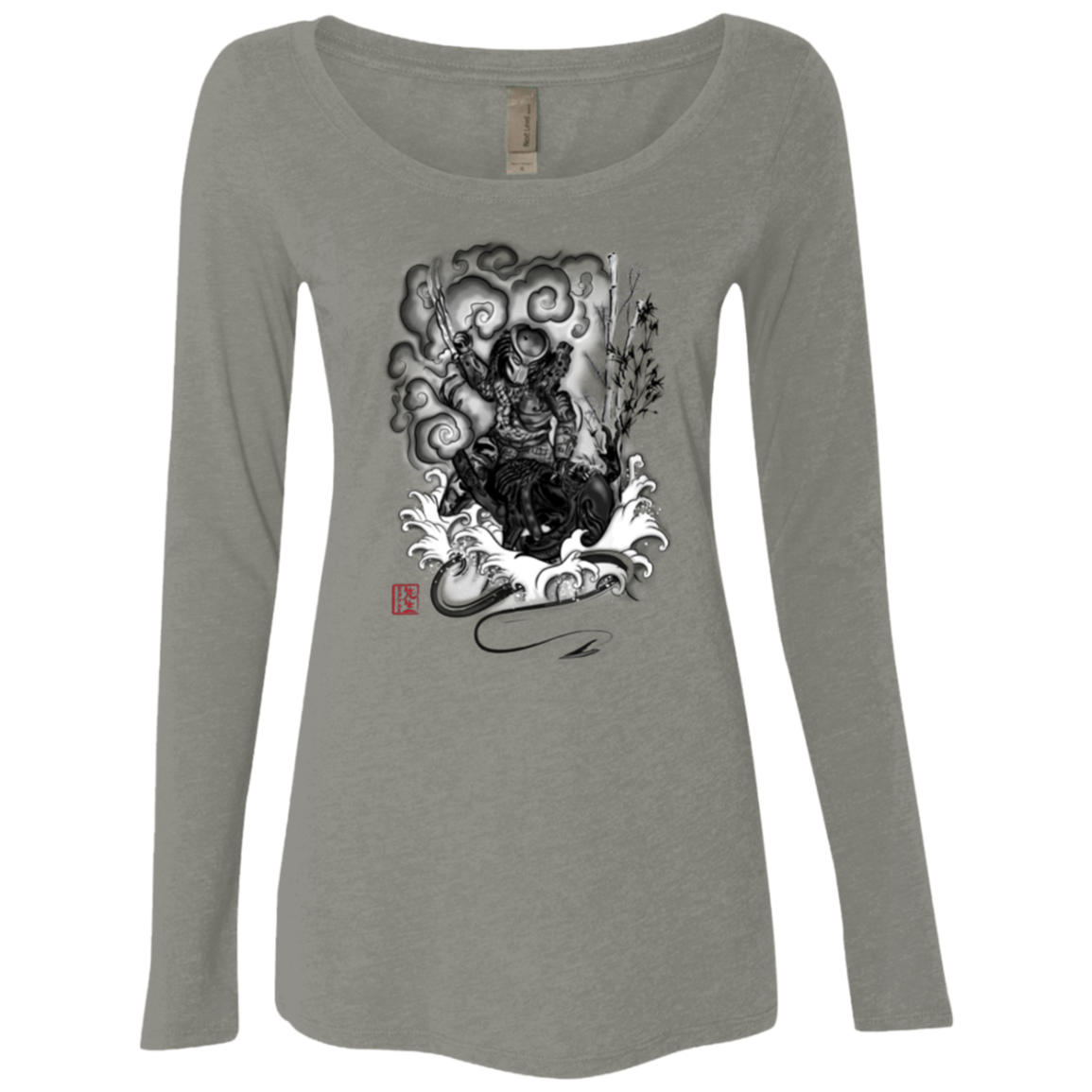 The hunter and the demon Women's Triblend Long Sleeve Shirt