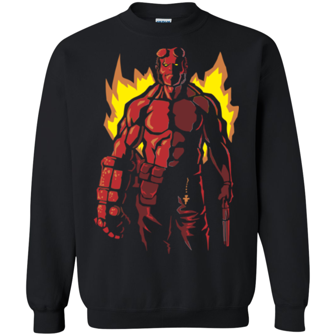 Red Hero Crewneck Sweatshirt