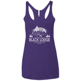 Black Lodge Women's Triblend Racerback Tank