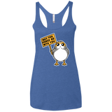 May The Porgs Be With You Women's Triblend Racerback Tank