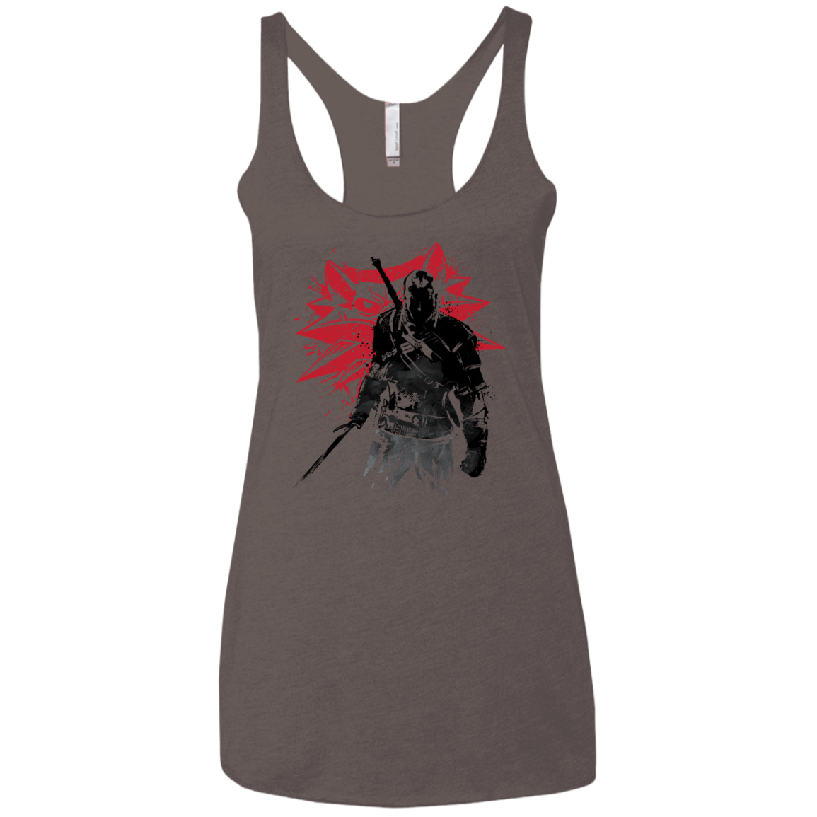 The Witcher Sumie Women's Triblend Racerback Tank