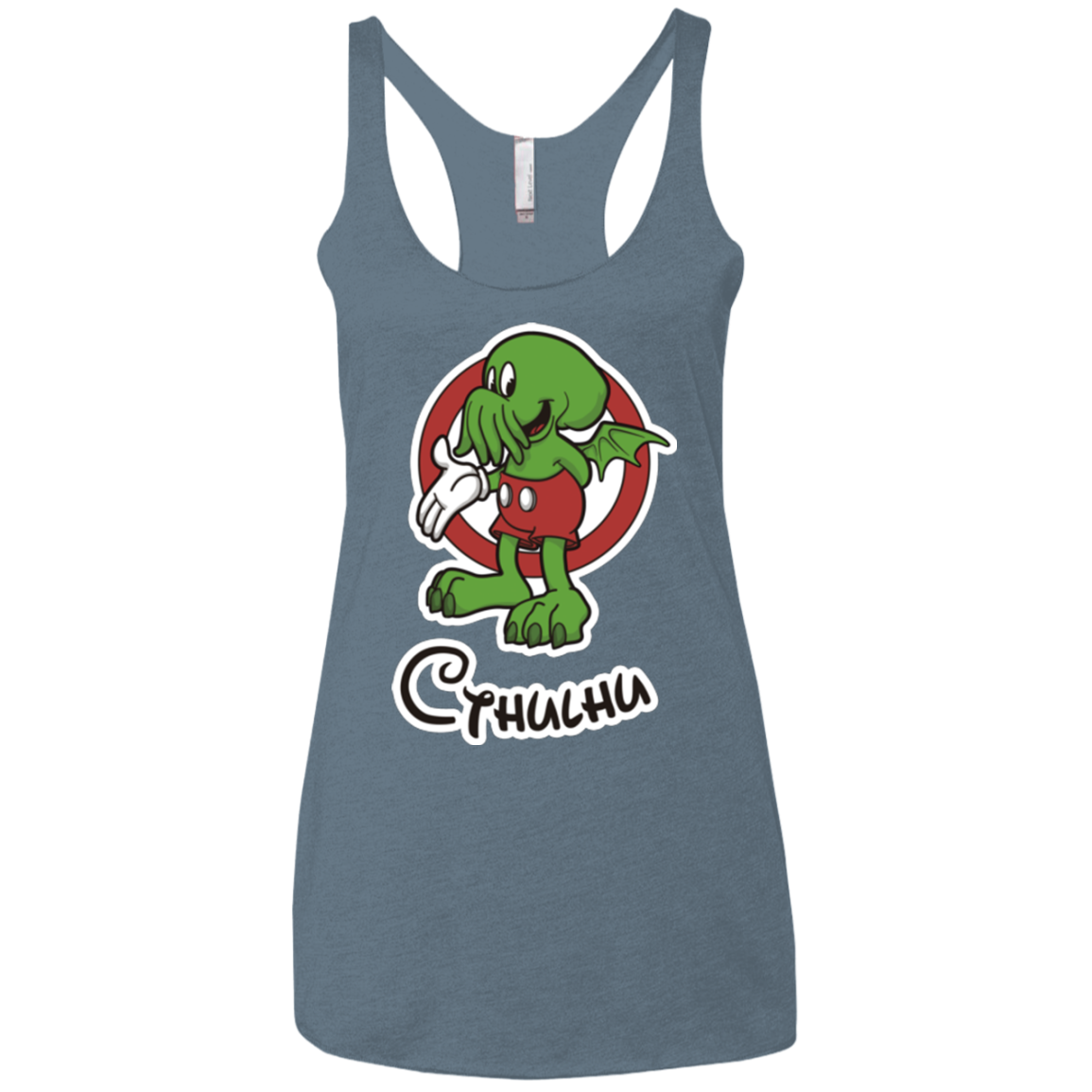 Cutethulhu Women's Triblend Racerback Tank