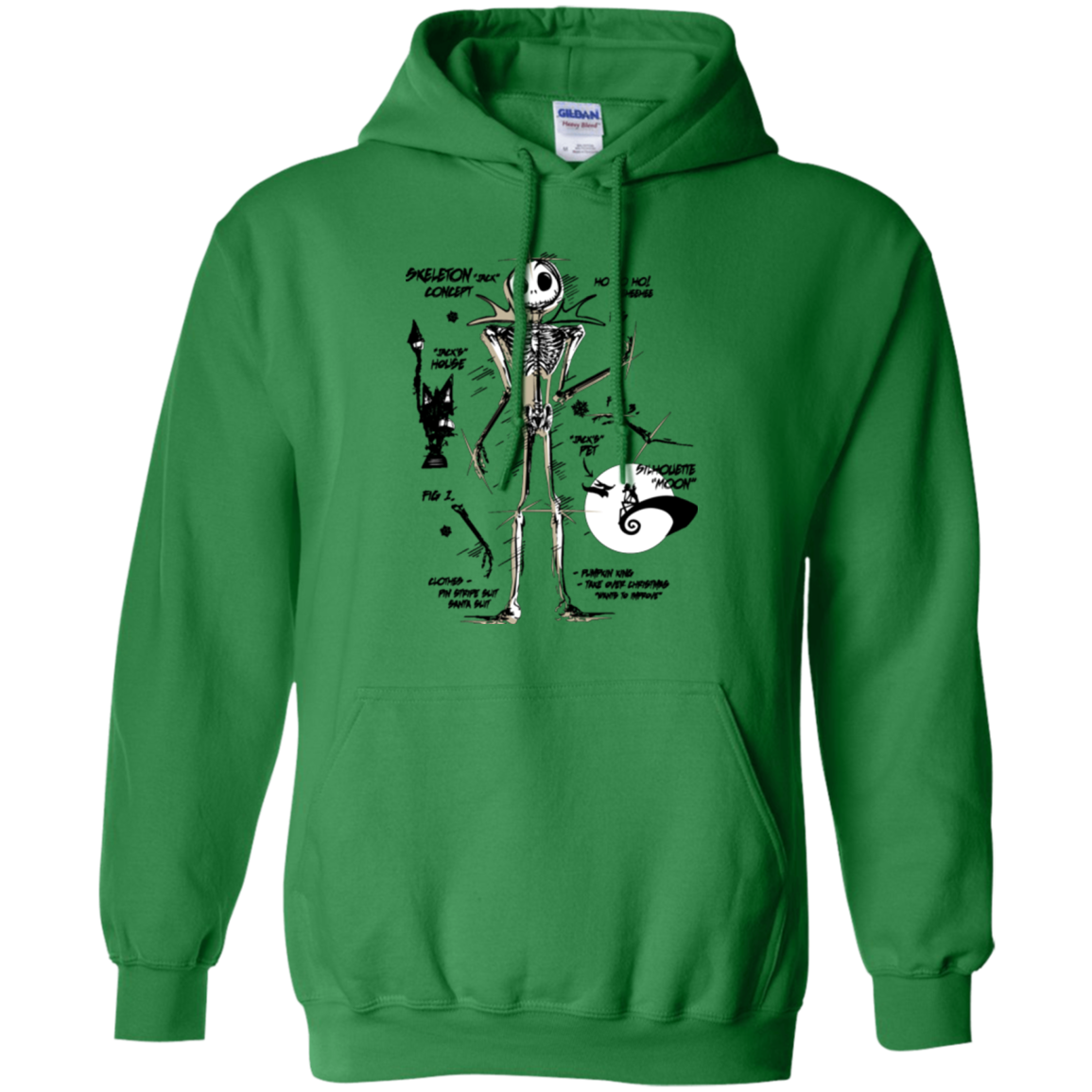 Skeleton Concept Pullover Hoodie