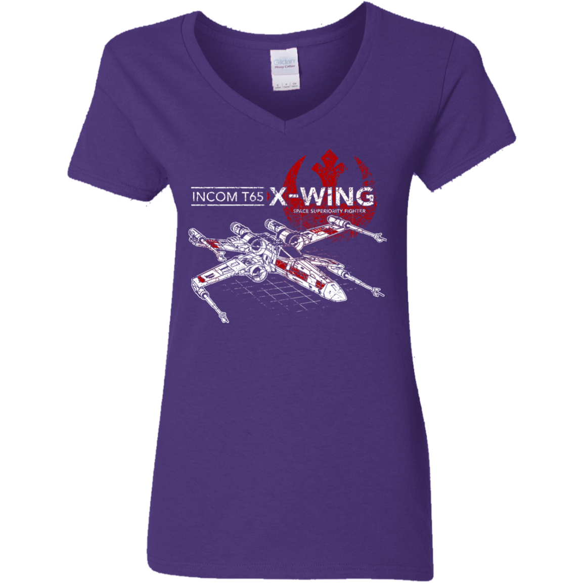 T-65 X-Wing Women's V-Neck T-Shirt