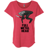 Full Metal Head Triblend Dolman Sleeve