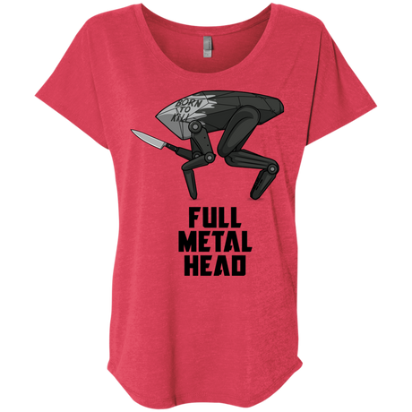 Full Metal Head Triblend Dolman Sleeve