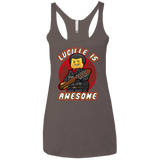 Lucille is Awesome Women's Triblend Racerback Tank