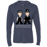 Hot Fuzz Triblend Long Sleeve Hoodie Tee