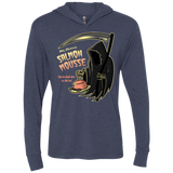 The Salmon Mousse Triblend Long Sleeve Hoodie Tee