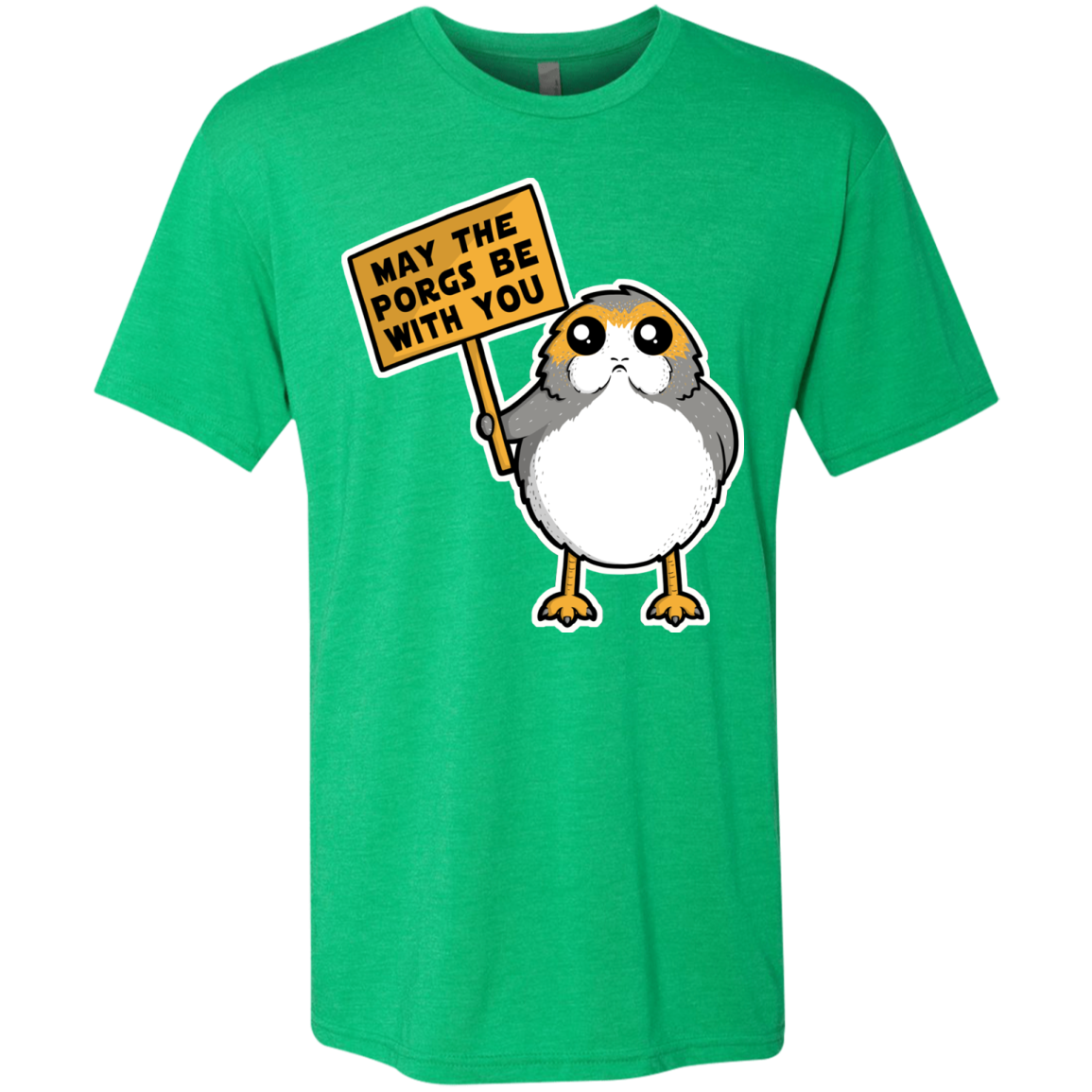 May The Porgs Be With You Men's Triblend T-Shirt