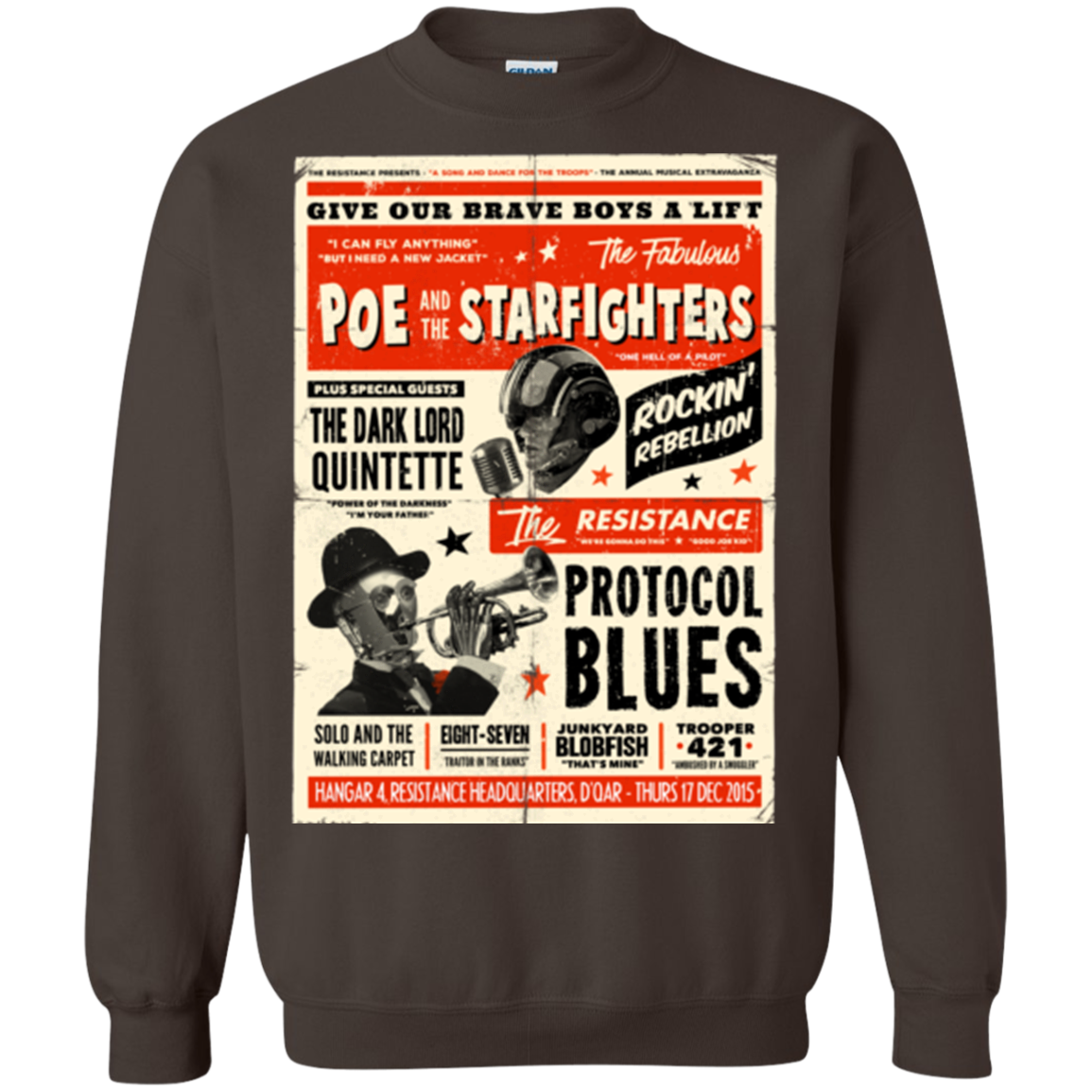 Poe and The Starfighters Crewneck Sweatshirt