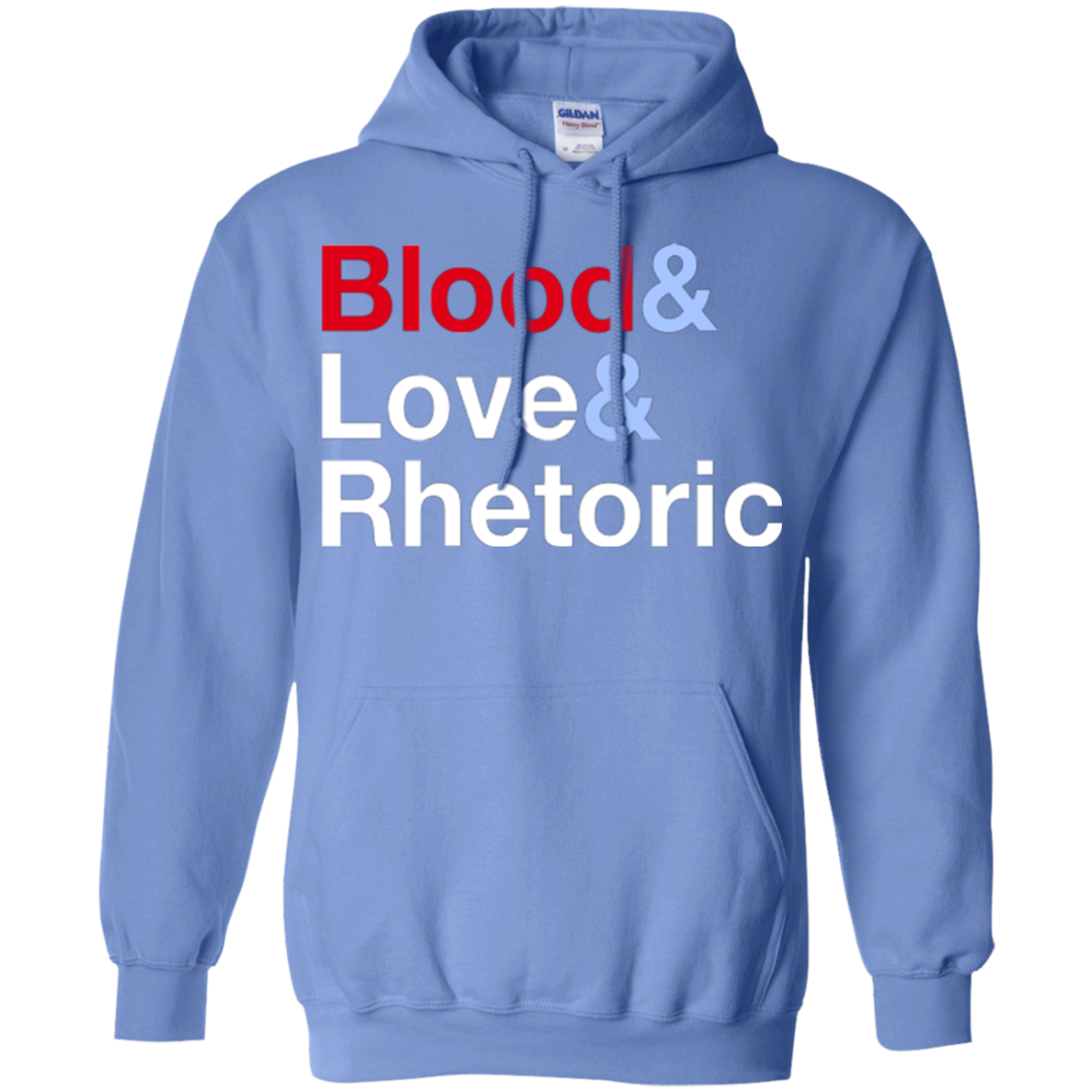 Blood Love Rhetoric Pullover Hoodie