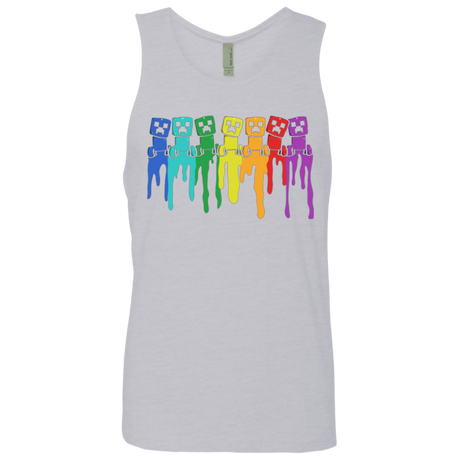 Rainbow Creeps Men's Premium Tank Top