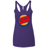 Burpees King Women's Triblend Racerback Tank