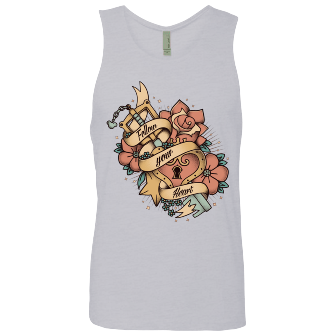 Follow your heart Men's Premium Tank Top