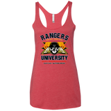 Rangers U Black Ranger Women's Triblend Racerback Tank