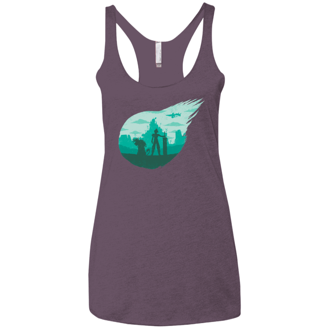 Valley of the fallen stars Women's Triblend Racerback Tank