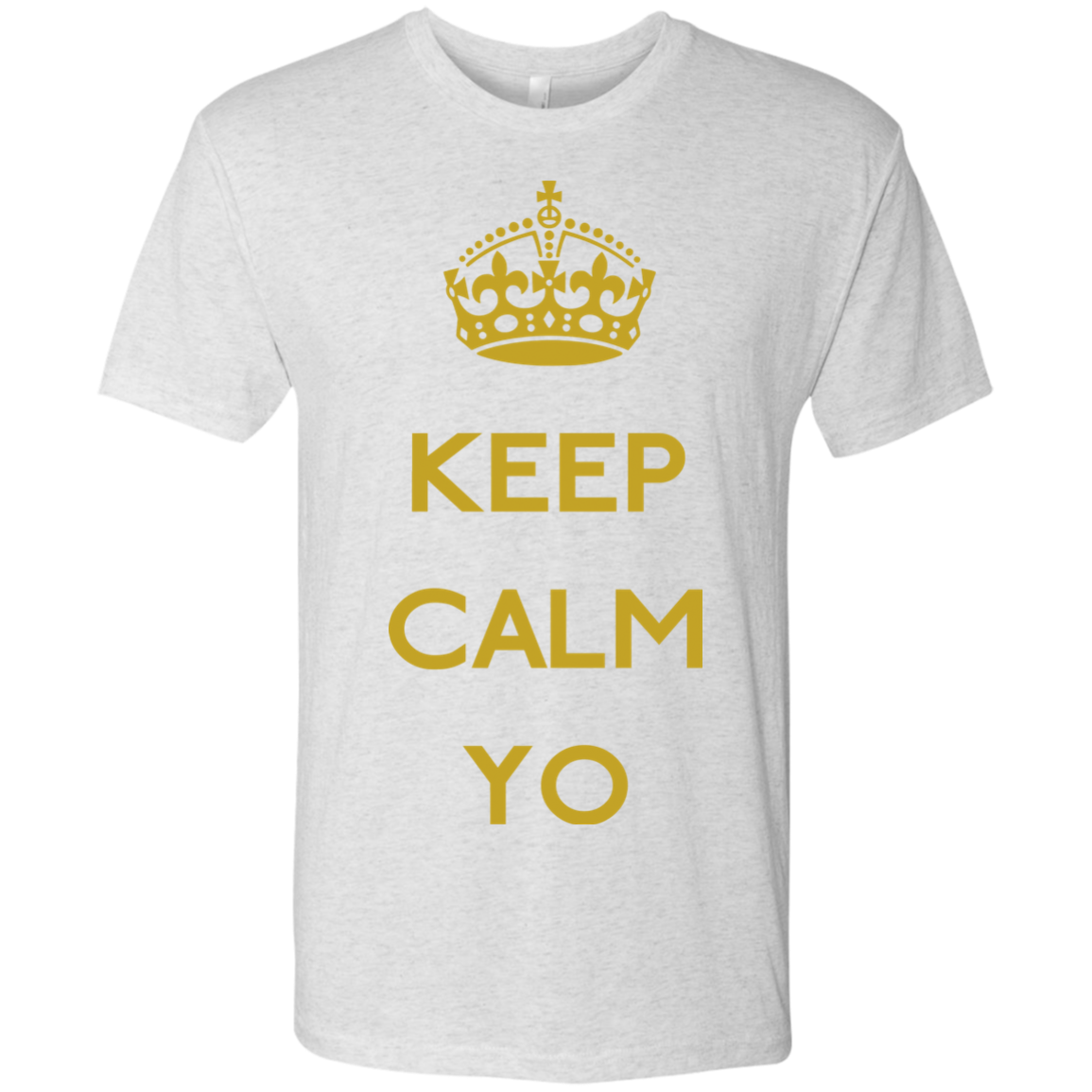 Keep Calm Yo Men's Triblend T-Shirt