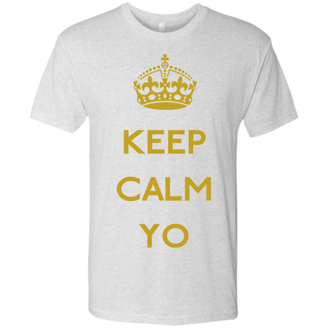 Keep Calm Yo Men's Triblend T-Shirt