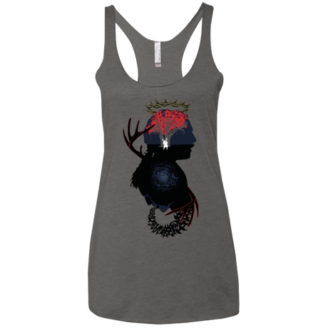 Spiral Detective Women's Triblend Racerback Tank