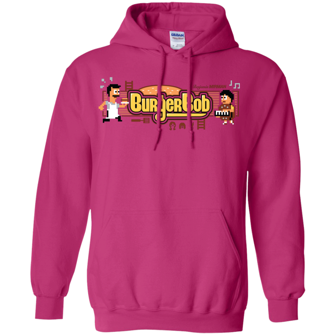 Burger Bob Pullover Hoodie